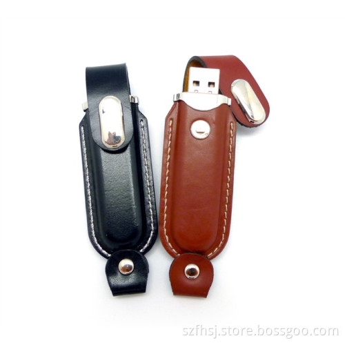 Durable Leather USB Flash Drive